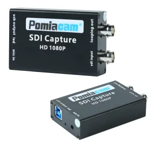 SDI to USB Video Capture Card | UVC 1080P SDI Input to USB Output | Plug-and-Play Adapter for High-Definition Live Streaming and Recording