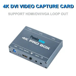 Capture Crystal Clear Video with the 4K PRO BOX DVI HDMI VGA to USB3.0 Capture Card HD video capture device HDMI Loop Out