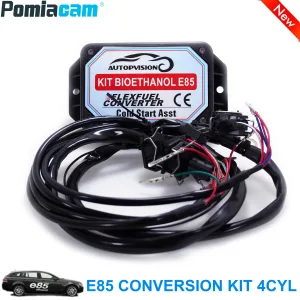 E85 Bioethanol Conversion Kit Flex Fuel Auto Converter with Cold Start Assist for 4/ 6/ 8 Cylinder Gasoline Vehicles