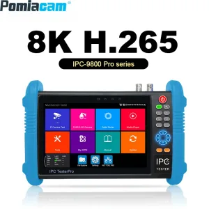 IPC-9800ADH Pro 7Inch Multifunctional CCTV Tester with 8K H.265 Support and Comprehensive IP/Analog Camera Testing