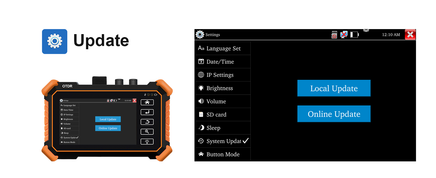 single mode OTDR fiber optic cable test